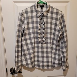 Talbots Buffalo check top